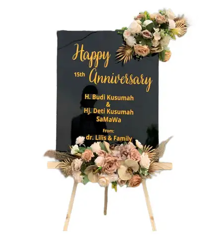 Papan Bunga Akrilik Muaragembong