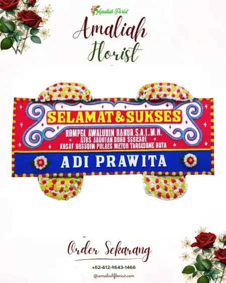 Papan Bunga Ucapan Selamat Muaragembong